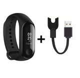 Global Version Xiaomi MI 3 Fitness Tracker, 0.78 OLED Touch Screen 50M Waterproof Band Smart Bracelet