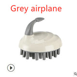 Silicone Massage Brush, Soft on Hair and Scalp