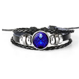 Zodiac Constellation Bracelet, Braided Design Bracelet for Men, Women, and Kids