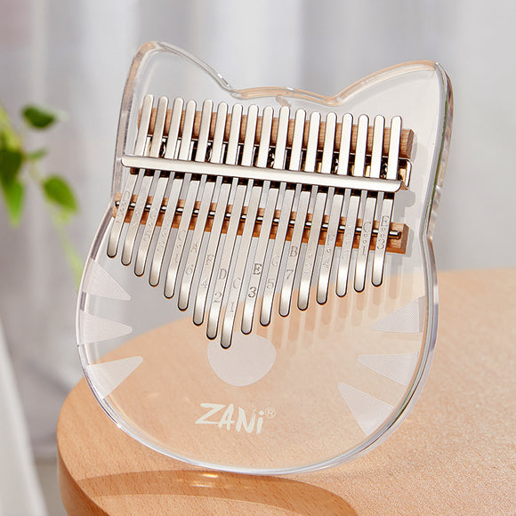 Crystal Clear Finger Piano 17-tone Bahrain for Beginners