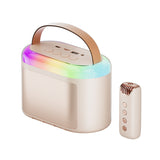 Wireless Bluetooth Speaker, Family KTV Colorful Light Microphone