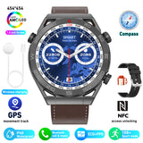 ECG PPG Bluetooth Calling, Compass GPS, Wireless Charger Smartwatch