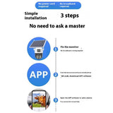 Solar Home Surveillance Camera, Dual-screen Outdoor Intelligent Network Device