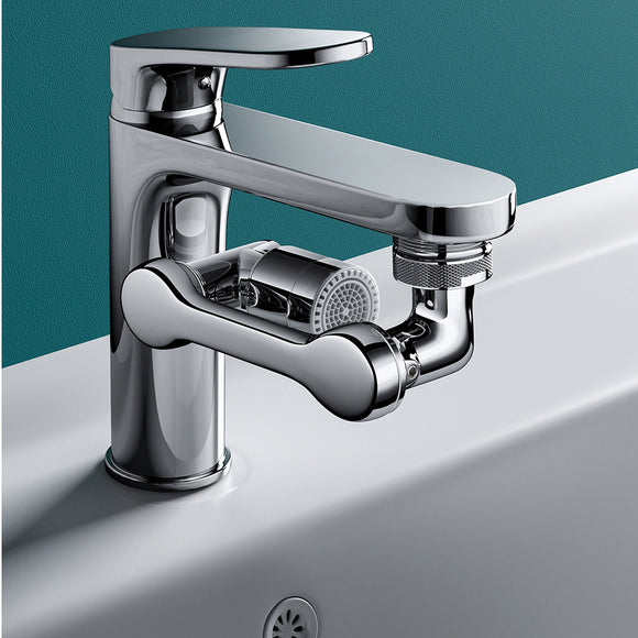 Multifunctional 1080 Degree Rotation Splash Proof Washbasin Universal Faucet