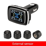 Tire Pressure Monitoring System Sensors, Auto Security Alarm Systems Tire Pressure Detector, USB Port Cigarette Lighter