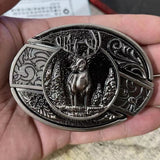 Bullhead Animal Knife, Denim Hip Hop Skateboard, Buckle Belt (Leather Belt not Included)