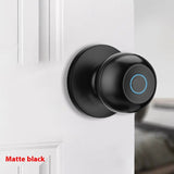 Smart Round Door Lock with Fingerprint Access