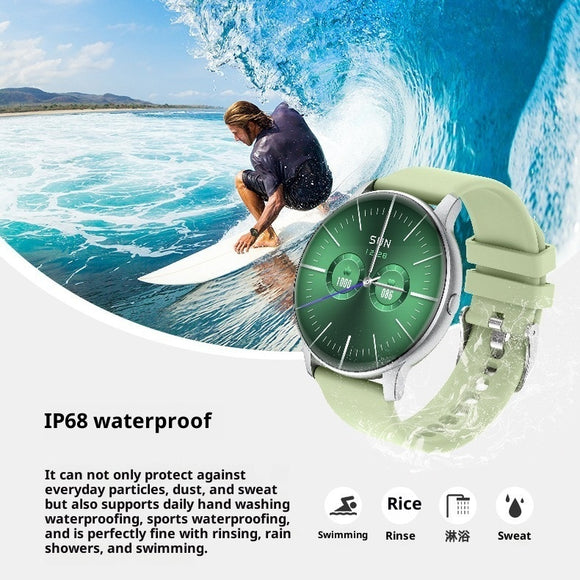 Bluetooth Calling Smartwatch with Multi-function Health Monitoring, Heart Rate & Blood Pressure Tracking