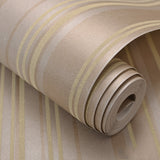 Black and White Vertical Stripe Non-woven Background Wall