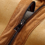 Suede Plus Size Men's Jacket