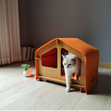 Wooden Cat House, All-season Pet Shelter