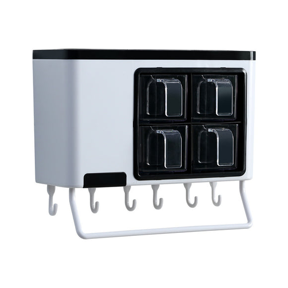 Multifunctional Kitchen, Wall-mounted Household Free Punching, Spice Box