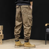 Men's Spring and Summer Plus Size Deep Cargo Casual Pants