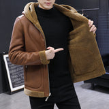 Fleece Jacket, Fur One-piece Hooded Coat
