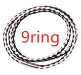 Men's Braided Genuine Leather Bracelet, Stainless Steel Beads, Charm Band for Boys