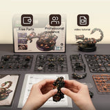 Building Blocks, Metal Mechanical Assembly Model, High Difficulty Puzzle Educational Toys
