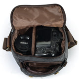 One-shoulder Retro Waterproof Camera Bag