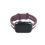 Contrast Color Sports, Two-tone Striped Strap (Watch not Included)