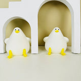 Warm Lovely Cute Cartoon Silicone Sea Gull Night Light with USB, Charging Christmas Gifts, Kids and Girls' Room Bedside Sleeping Lamp