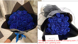 Personalized Valentine's Day, Fresh Look Fake or Plastic Flower Bridal Bouquet