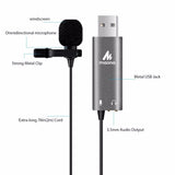 USB Condenser, Lavalier Microphone