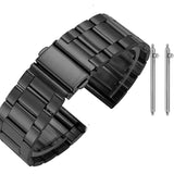 Three Beads Solid Metal Stainless Steel Strap