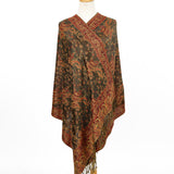 Classic Cashmere-like Jacquard Paisley Tassel Scarf