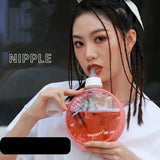Drinking Water Bottle, Convex Portable Sports Student Pot