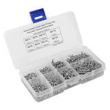 M2 Stainless Steel Self-tapping Screw Set – 800 Pieces Assorted Sizes with Organizer Box