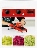 Manual Multi-function Vegetable Chopper with Adjustable Thickness Slicer