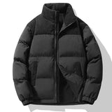 Unisex Winter Stand Collar Padded Jacket – Warm, Versatile Outerwear