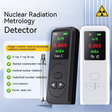 Nuclear Radiation Detector, Radioactive Geiger Counter, TFT Color Display Rays Tester with Sound Alarm Function