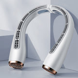 Summer Portable Little Fan, Charging Mute Bladeless, Wall Mounted Air Conditioner, Body Cooling Neck Band for Outdoors