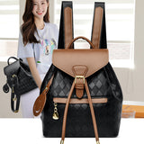 Female Backpack Casual Multifunction Women Leather Backpack, Shoulder School Travel Bag
