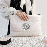 New Camellia Classic Style, Hand-held, Good-looking Portable Cosmetic Bag