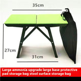 Heavy-duty Folding Home Stool with Extra Thick Metal Base – Durable Compact Seating