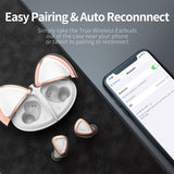 TWS Wireless with Charging Compartment, 5.0 True Stereo Music