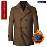 Trendy Fashion, Double-breasted Lapel Mid-length, Men's Peaky-B Wool Coat