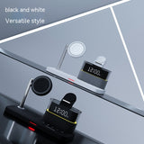 3-in-1 Magnetic Night Lamp with Wireless Charger and Alarm Clock