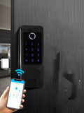 Fingerprint & Password Smart Door Lock – Secure Keyless Access