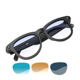 SG70 AI Bluetooth Glasses – Voice Assistant, Real-time Translation, Camera & Audio Smart Eyewear