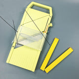 Vegetable Cutter and Slicer with Wire Blade – Potato Wiper Tool