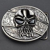 Bullhead Animal Knife, Denim Hip Hop Skateboard, Buckle Belt (Leather Belt not Included)