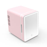 Mini Beauty Fridge with Built-in Light – Portable Skincare & Makeup Refrigerator for Home & Car
