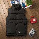 Slim Fit Down Cotton Vest for Men