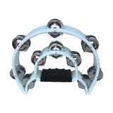 Plastic Half Moon Rattle, Double Row Bell Ring