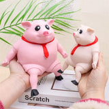 Piggy Squeeze Toy – Soft Antistress Doll, Sensory & Stress Relief Tool for Specially Abled Kids, Therapy Play Gift