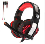 Computer Gaming Headpiece, E-sports Headset with Microphone