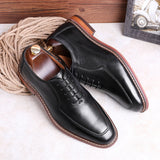 Sponge Leather Gentleman Men's Shoes