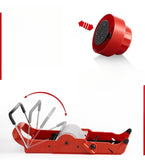 Manual Multi-function Vegetable Chopper with Adjustable Thickness Slicer